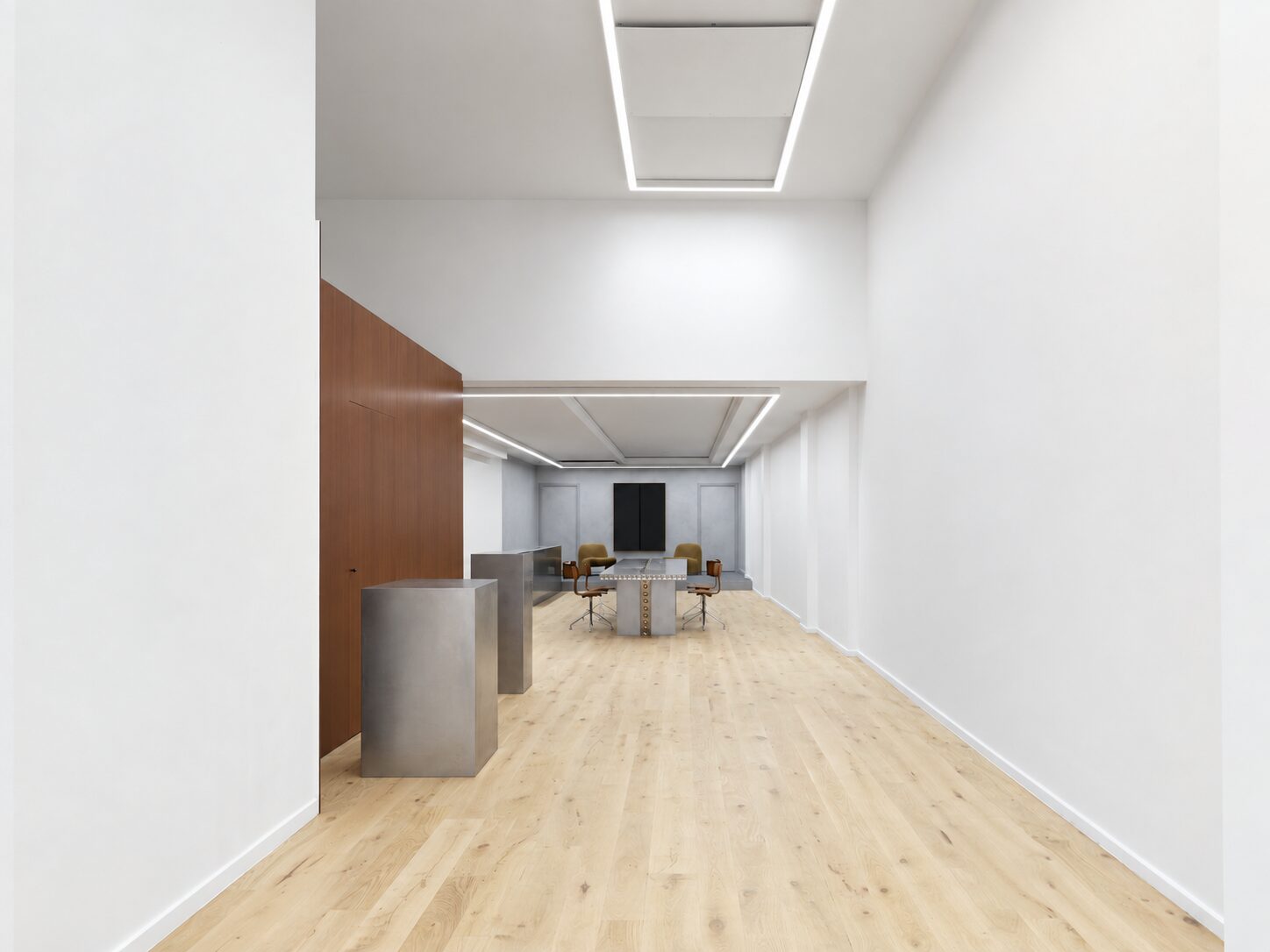 Perspective de l'espace d'exposition